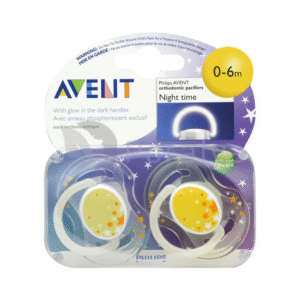 Avent Sucettes Nuit Bpa 0-6mois Boite De 2 Reference Scf176/68
