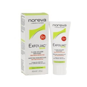Noreva Exfoliac Ecran Solaire Fluide Matifiant Spf50+ Peaux A Problemes 40ml