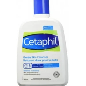 Cetaphil Lotion Nettoyante Gentle Skin Cleanser Peaux Normales A Seches Et Sensibles 500ml