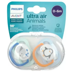 Avent Sucette Ultra Air Animals 0-6mois