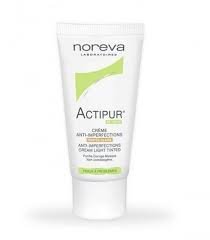 Noreva Actipur Creme Matifiante Anti-imperfections Teintee Claire 30ml