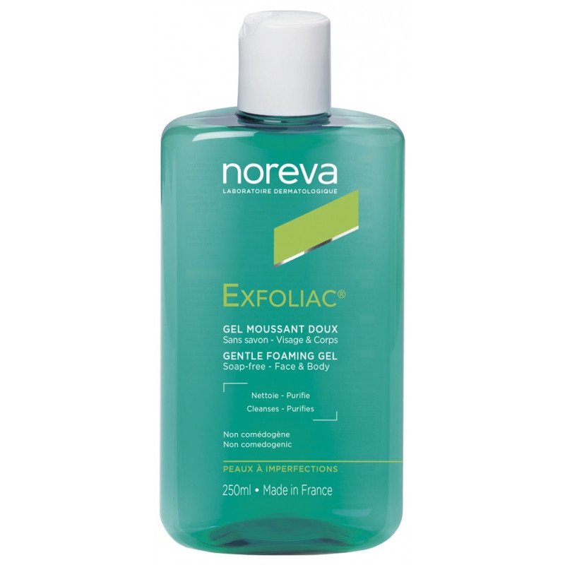 Noreva Exfoliac Gel Moussant Doux 250ml