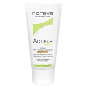 Noreva Actipur Creme Matifiante Anti-imerfections Teintee Doree 30ml
