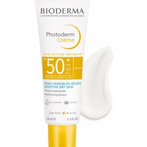 Bioderma Photoderm Creme Invisible Sun Active Defense Peaux Sensibles Seches Spf50+ 40ml
